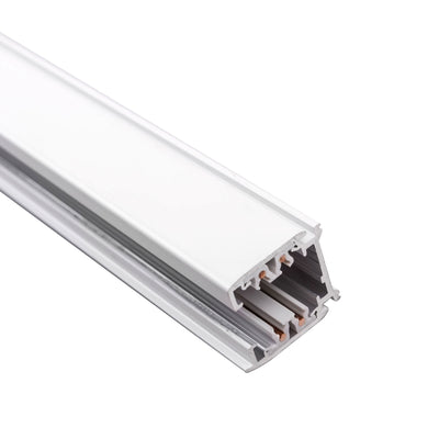 Riel de Carril LED Trifásico Spectrum 2M Blanco, Carcasa de Aluminio, Montaje en Techo o Suspendido, IP20, 230V