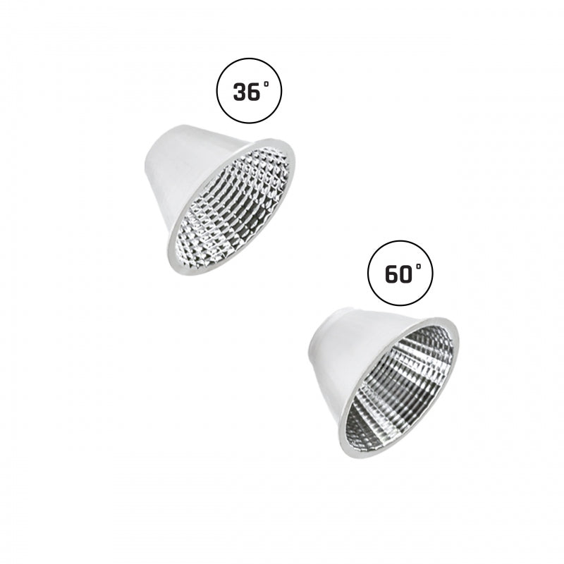 Spectrum ANDROMEDA Foco de Carril LED Trifásico 15-27W 4000K 3200 lúmenes 36° 60° Blanco IP20 CRI>90