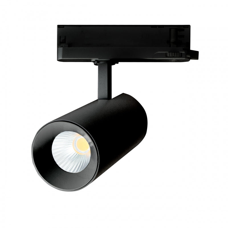 Spectrum ANDROMEDA Foco de Carril LED 15-27W 3000K 3000 lúmenes CRI>90 36° 60° Negro IP20 3-Fases 230V