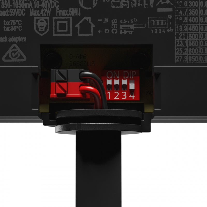 Spectrum ANDROMEDA Foco LED de Carril 15-27W 4000K 3200 lúmenes CRI>90 36°/60° Negro Trifásico IP20