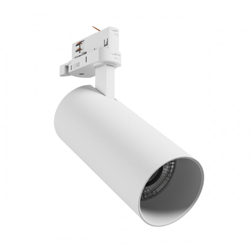 Spectrum ANDROMEDA PRIME Foco de Carril LED Trifásico 24W CCT 230V 2700 lúmenes 25° Blanco IP20