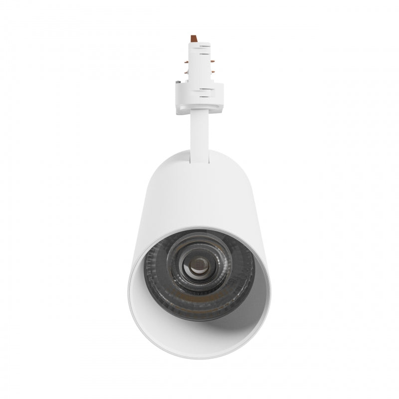 Spectrum ANDROMEDA PRIME Foco de Carril LED Trifásico 24W CCT 230V 2700 lúmenes 25° Blanco IP20