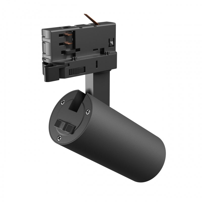 Spectrum ANDROMEDA PRIME LED Track Light 3-Phase 8W CCT 230V 25° Beam IP20 Black Aluminium