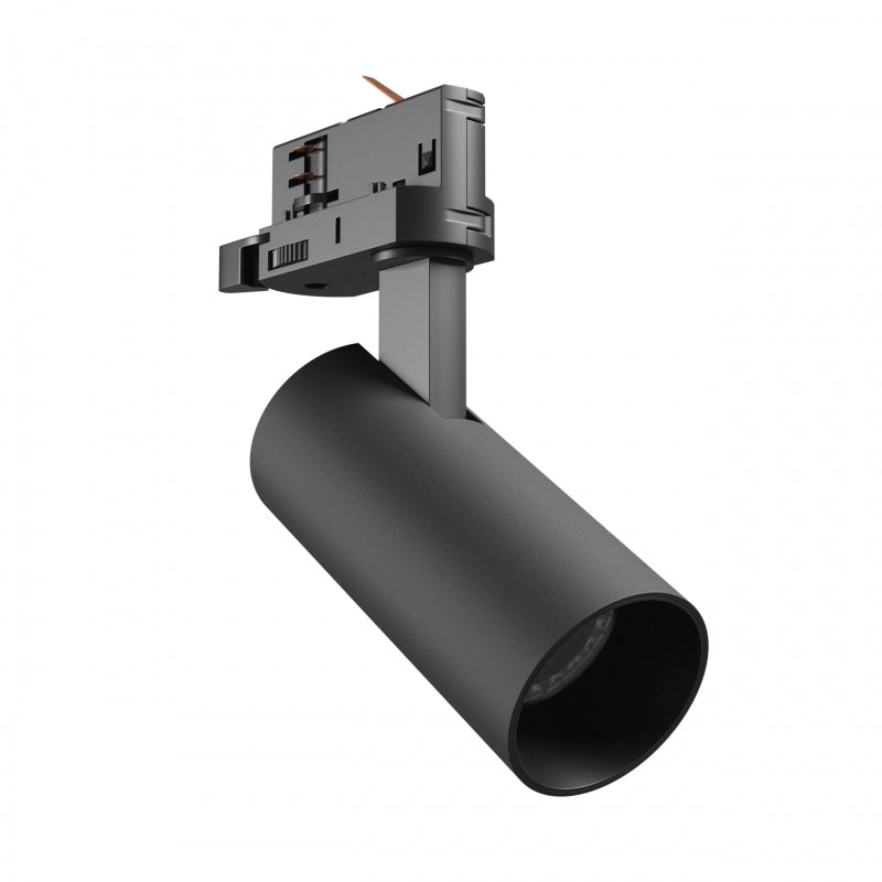 Spectrum ANDROMEDA PRIME LED Track Light 3-Phase 8W CCT 230V 25° Beam IP20 Black Aluminium