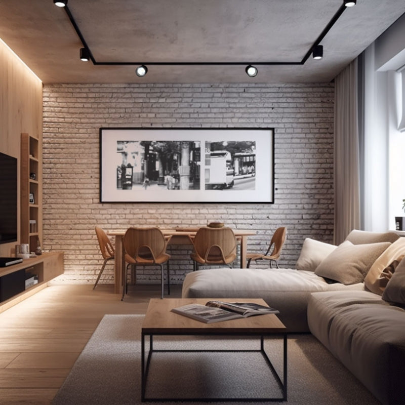 Spectrum ARTEMIDA Maxi Foco LED en Carril 12-42W 4000K 4500 lúmenes CRI>90 IP20 Trifásico Aluminio Negro