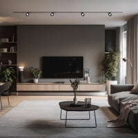 Spectrum ARTEMIDA MINI Foco LED de Carril Trifásico 20W 4000K CRI>90 230V IP20 Aluminio Negro