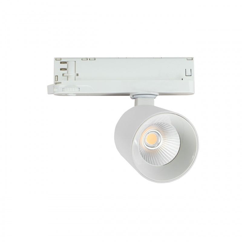 Spectrum ARTEMIDA MINI Foco de Carril LED Trifásico 6.5-20W 3000K 230V 2300 lúmenes CRI>90 36/60° Blanco IP20