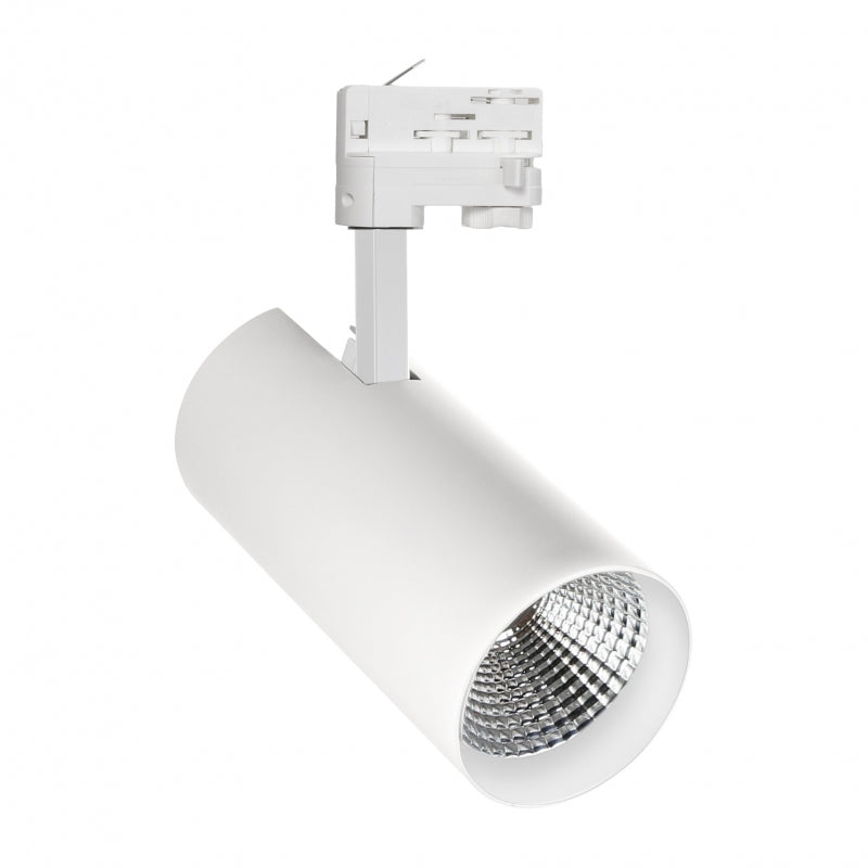 Spectrum BRANTA LED Foco de Carril Trifásico 19W 230V 3000K 2660 lúmenes 36° Blanco IP20 CRI80