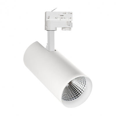 Spectrum BRANTA LED Foco de Carril Trifásico 19W 230V 3000K 2660 lúmenes 36° Blanco IP20 CRI80