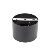 Lámpara de techo LED Spectrum CHLOE AR111 GU10, IP20, redonda ajustable, carcasa de aluminio negro, 20W máx 250V