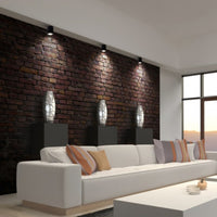 Foco de techo LED Spectrum CHLOE GU10, IP20 Negro Plata redondo ajustable, 250V máx 10W, aluminio