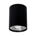 Foco de techo LED Spectrum CHLOE GU10, IP20 Negro Plata redondo ajustable, 250V máx 10W, aluminio