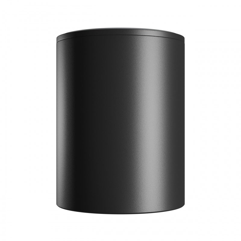 Luminaria de superficie LED Spectrum CHLOE GU10 Redonda Negra IP44 carcasa de aluminio 250V uso interior