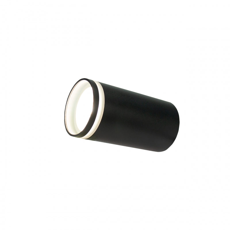Luminaria de techo empotrada en superficie Spectrum CHLOE Mini Ring GU10 230V IP20 Aluminio negro 55x107mm