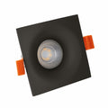 Luminaria empotrada LED Spectrum FIALE V GU10 Negra, 85x85mm, IP20, 250V, carcasa de aluminio