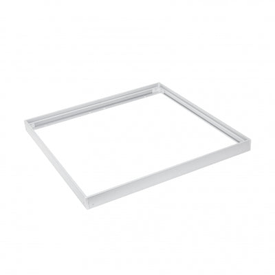 Marco Spectrum para luminaria ALGINE 620x620mm de superficie, aluminio y plástico, perfil delgado de 43mm