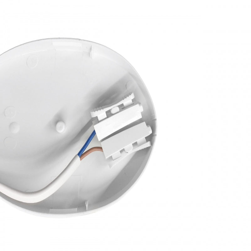 Lámpara de techo Spectrum LED 20W IP54 230V 4000K blanco neutro redonda con sensor PIR 2300 lúmenes Blanco