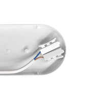 Lámpara de techo ovalada LED Spectrum 8W IP54 230V 4000K Blanco Neutro 820 lúmenes Carcasa de policarbonato