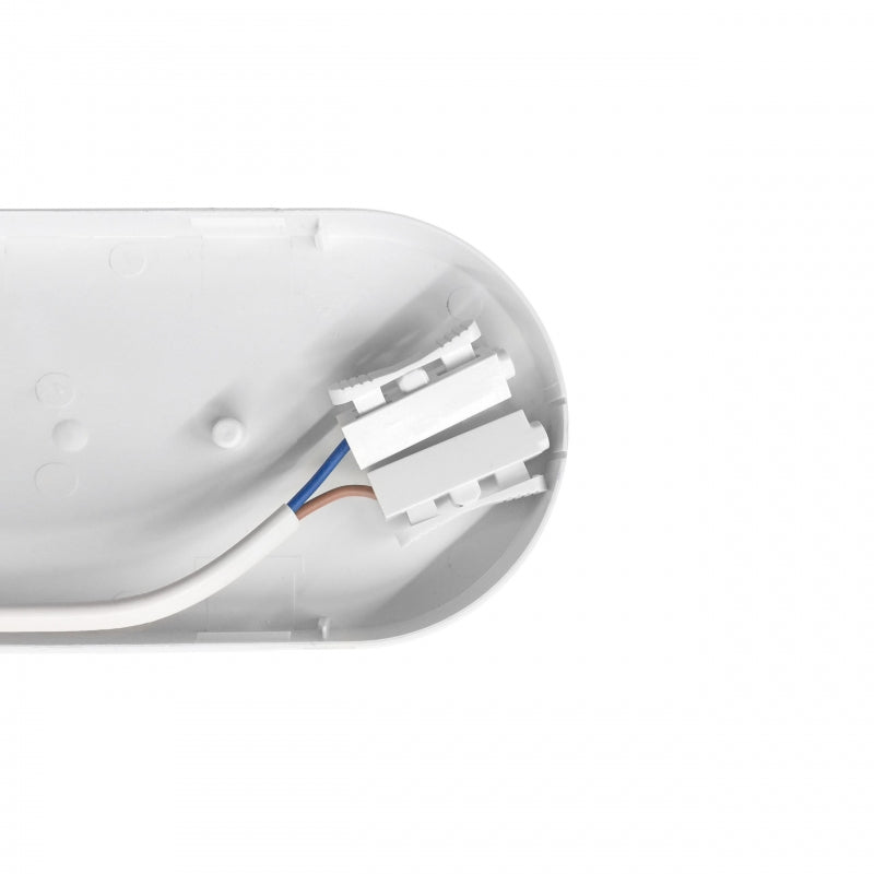 Spectrum LED 8W Oval Ceiling Light IP54 230V 4000K Neutral White 820 lumens Polycarbonate Housing