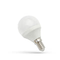 Bombilla LED Esférica Spectrum G45 E14 6W 3000K Blanco Cálido 520 lúmenes 230V no regulable para interior