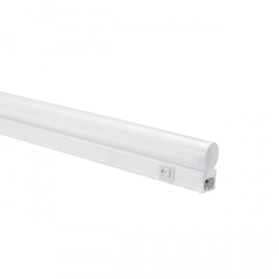 Spectrum LED cabinet light 300mm 4W 3000K 480 lumens IP20 White surface mount with ON/OFF switch
