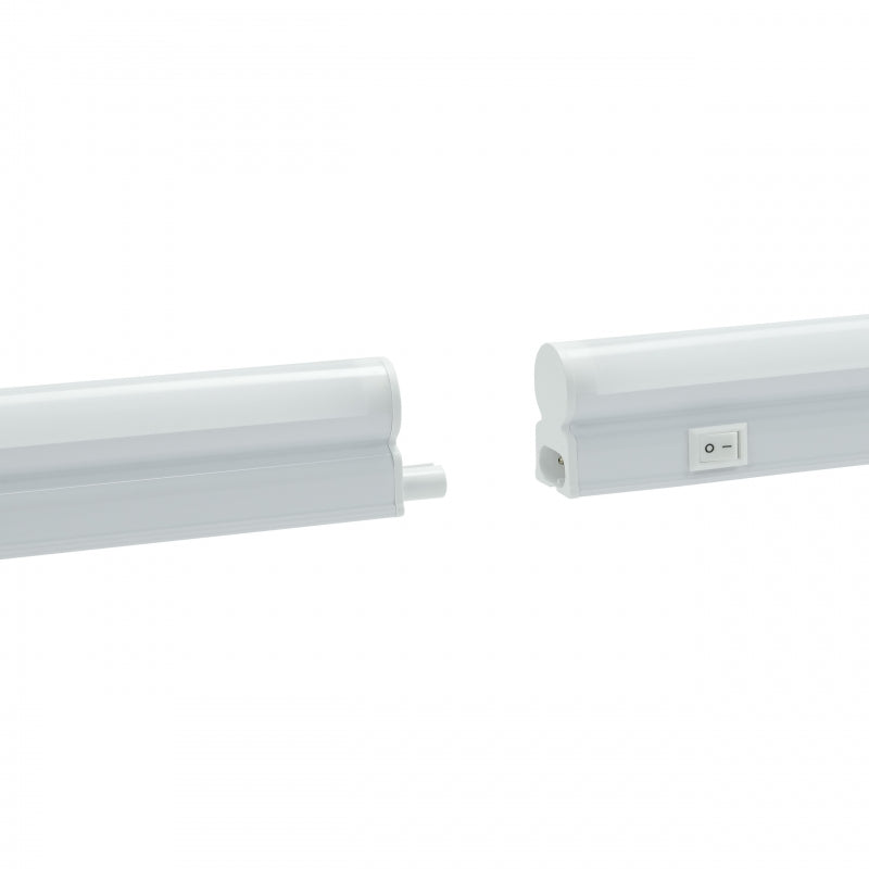 Luz LED para mueble Spectrum 300mm 4W 4000K 400 lúmenes IP20 montaje en superficie blanca con interruptor 230V