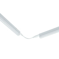 Luz LED para mueble Spectrum 300mm 4W 4000K 400 lúmenes IP20 montaje en superficie blanca con interruptor 230V