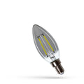 Bombilla Spectrum LED Vela C35 E14 3W 230V 4000K 150 lúmenes ángulo de haz 300° no regulable blanco neutro