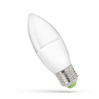 Vela LED Spectrum C37 E27 230V 6W 6000K blanco frío no regulable 560 lúmenes haz de 160°