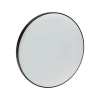 Lámpara de techo LED Spectrum 32W 6000K 230V IP54 redonda Blanco Negro 3450 lúmenes haz 115° montaje superficial