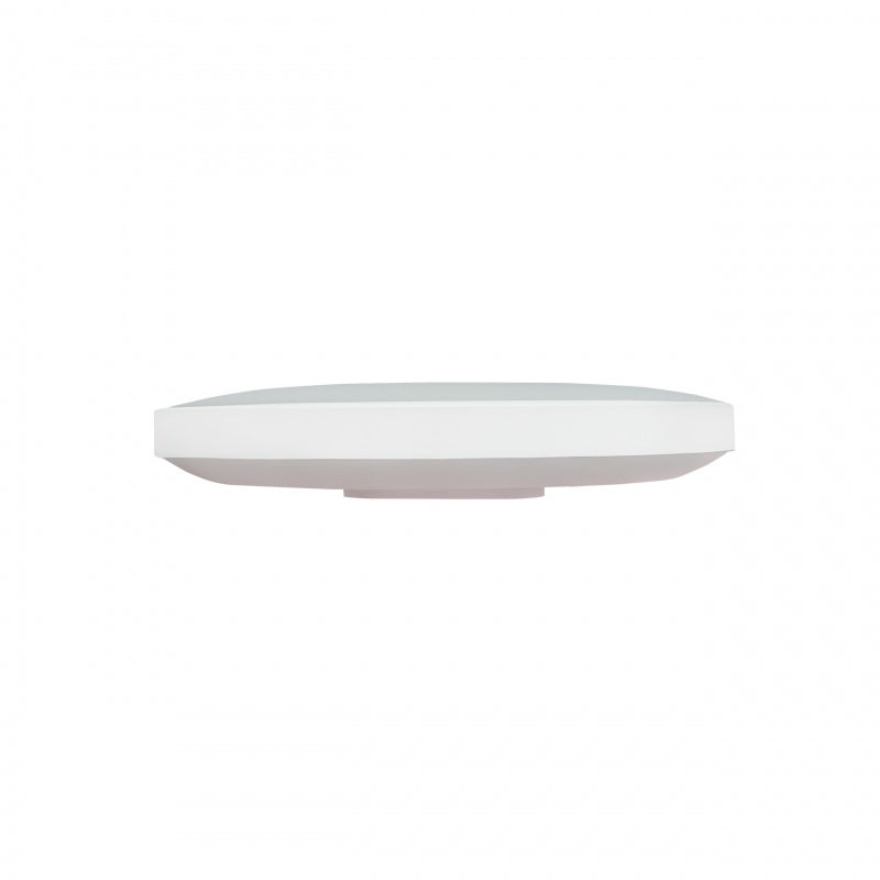 Lámpara de techo LED Spectrum Nymphea 24W 6000K 230V IP54 2850 lúmenes Ø320mm Blanco Negro redonda