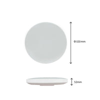 Lámpara de techo LED Spectrum Nymphea 24W 6000K 230V IP54 2850 lúmenes Ø320mm Blanco Negro redonda