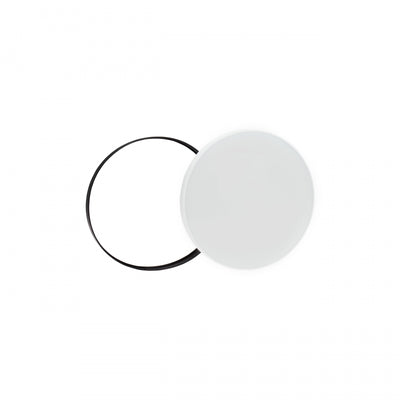 Lámpara de techo LED Spectrum Nymphea 24W 6000K 230V IP54 2850 lúmenes Ø320mm Blanco Negro redonda