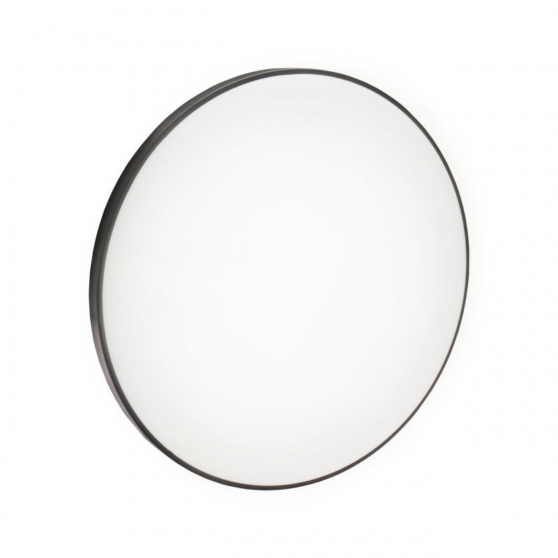 Lámpara de techo LED Spectrum NYMPHEA Blanco y Negro 32W 4000K 230V IP54 montaje en superficie redonda 3400 lúmenes