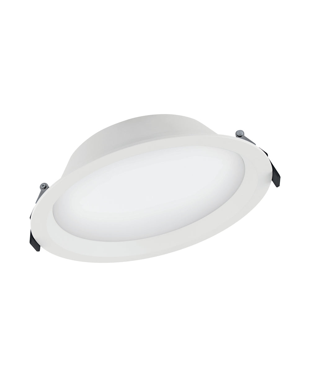 Ledvance LED Downlight Alu DN200 25W 2370 lumens 4000K Cool White IP44 215mm Ceiling Light