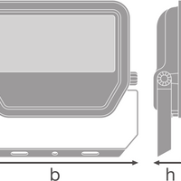 Proyector LED Spectrum GEN 4 Negro 41W 6000 lúmenes 6500K IP66 haz simétrico reemplaza 100W