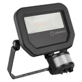 Foco proyector LED Spectrum con sensor Negro 10W 1100 lúmenes 3000K IP65 haz amplio iluminación exterior