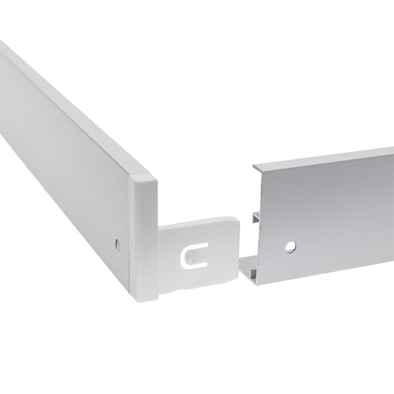 Spectrum LED frame for ALGINE 600x600 surface mounted luminaire, White aluminum housing