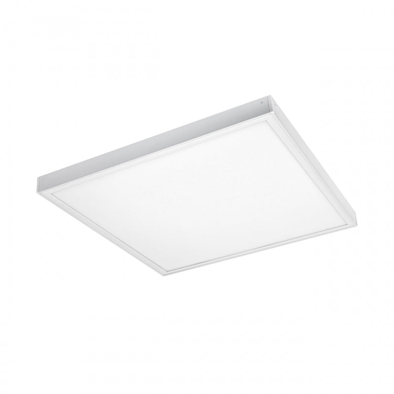 Marco Spectrum LED para luminaria de superficie ALGINE 600x600, carcasa de aluminio blanco