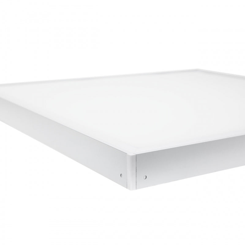 Marco Spectrum LED para luminaria de superficie ALGINE 600x600, carcasa de aluminio blanco