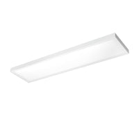 Marco Spectrum LED para luminaria ALGINE de superficie 300x1200mm, construcción de policarbonato y aluminio blanco