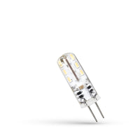 Spectrum LED G4 bulb 12V 1.5W 6000K cold white 110 lumens silicone cover 270° beam non-dimmable