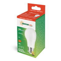 Bombilla Spectrum LED GLS A60 E27 7W 230V 3000K Blanco Cálido 600 lúmenes Haz 270° No Regulable