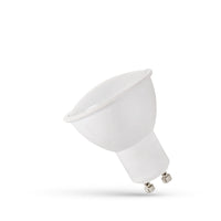 Bombilla Spectrum LED GU10 1.5W 230V 6000K Blanco Frío 120 lúmenes haz 120° no regulable con cubierta opalina