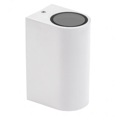 Aplique de pared Spectrum LED GU10 Blanco IP54 Bidireccional Exterior Interior 2x6W 250V 150x73x95mm