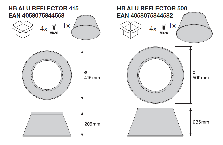 Spectrum LED Highbay Gen 5 Aluminio Negro 75W 4000K 13500 lúmenes 110D IP66 regulable 1-10V