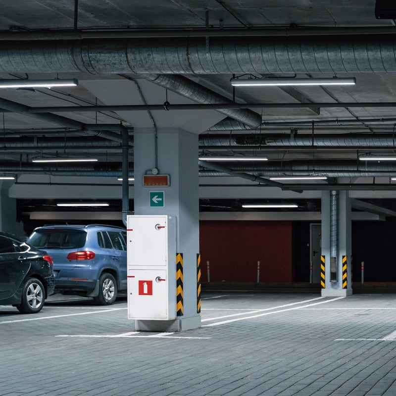 Spectrum LED LIMEA GIGANT Hermético 1200mm 38W 6000K 230V IP65 IK10 Blanco Frío Techo o Suspendido Gris