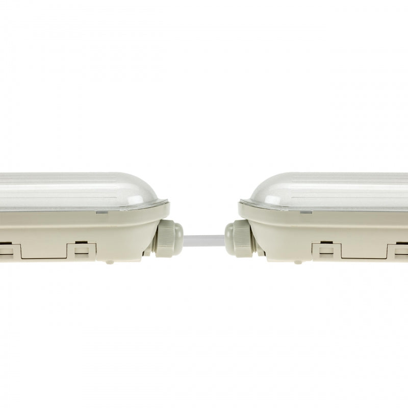 Spectrum LED LIMEA GIGANT Hermético 1200mm 38W 6000K 230V IP65 IK10 Blanco Frío Techo o Suspendido Gris