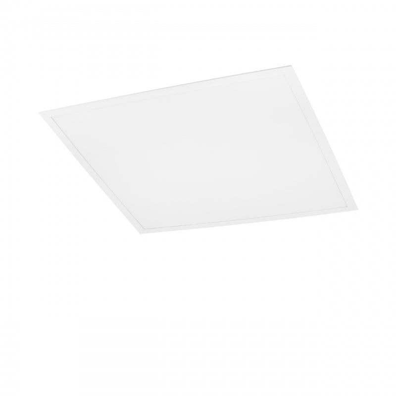 Panel LED Spectrum 48W CCT 230V 6300 lúmenes 120° IP20 CRI 80 Blanco 600x600 montaje empotrado o en superficie