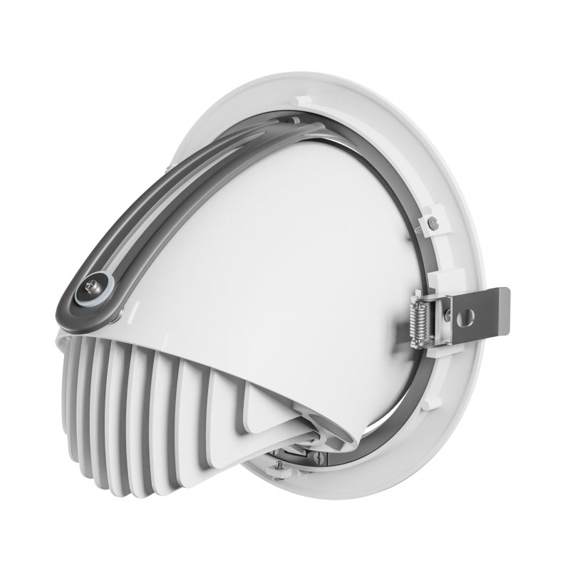 Downlight empotrado Spectrum LED SILENA 2 40W 230V 4000K 5000 lúmenes CRI 80 50° Blanco IP20 aluminio